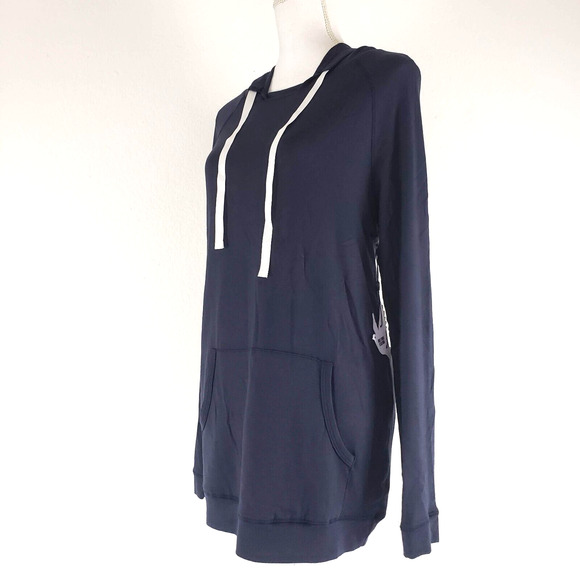 NEW!! Ink Love and Peace SIZE M Comfy Navy Blue Thin Sweatshirt Womens Juniors - Picture 4 of 12